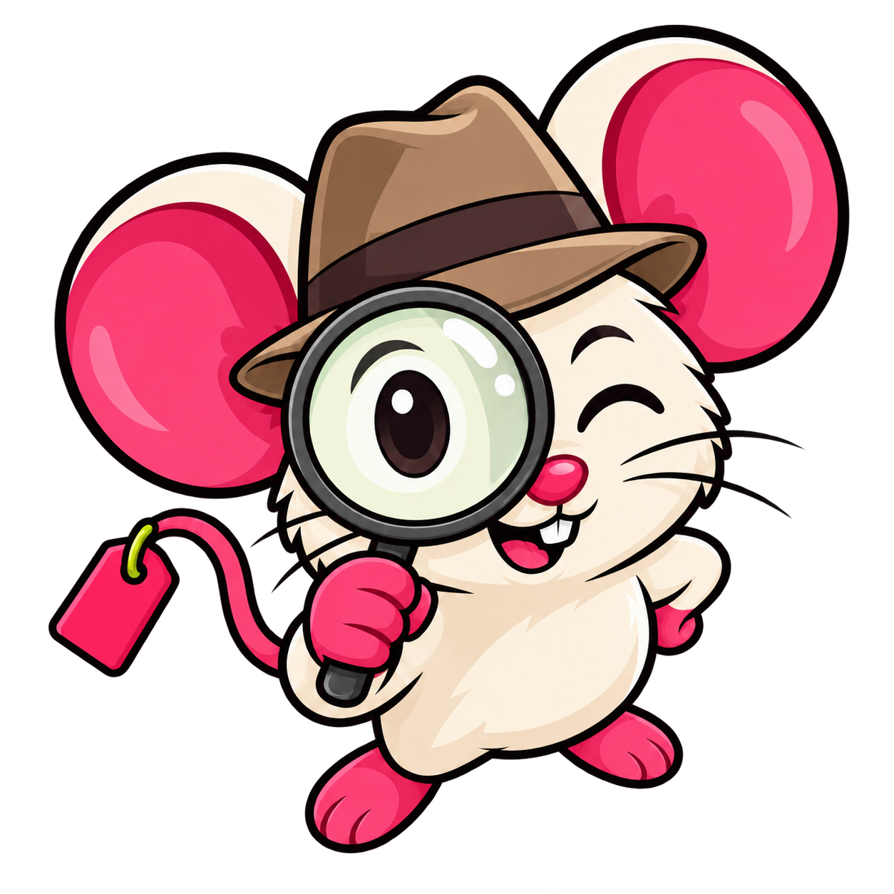 Mascote Ratinho do Enjoei